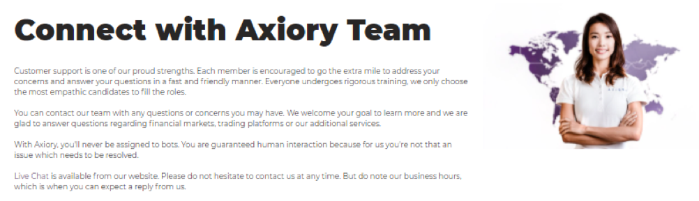 Axiory Customer Service 1