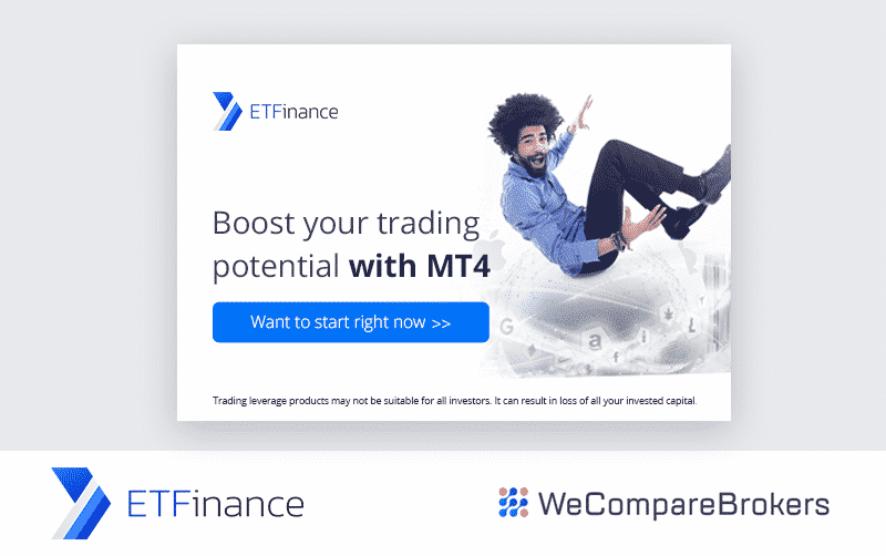 ETFinance platform product screenshot MT4